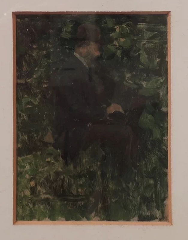 Signorini che dipinge - Museo Giorgio Kienerk, Fauglia, Pisa